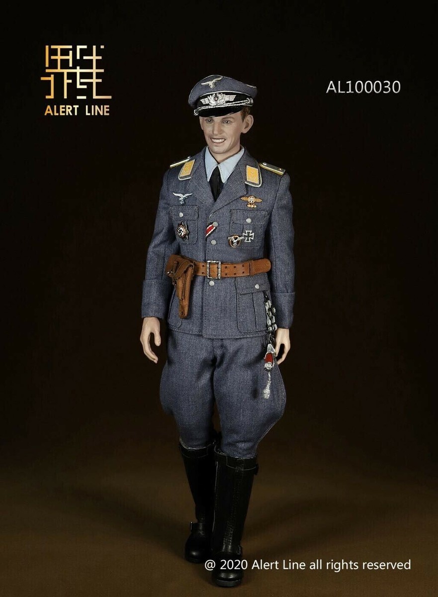 Alert Line　ドイツ空軍 エースパイロット　AL100030　Luftw AL-100030] 1:6 WWII German Luftwaffe Fighter Ace Figure by