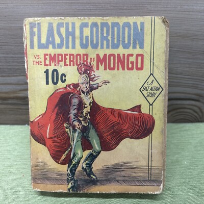 Vintage 1936 Flash Gordon Vs. The Empower Of Mongo Cover Has Separated From Book