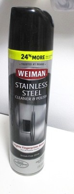 Weiman Stainless Steel Cleaner and Polish 12Oz Can