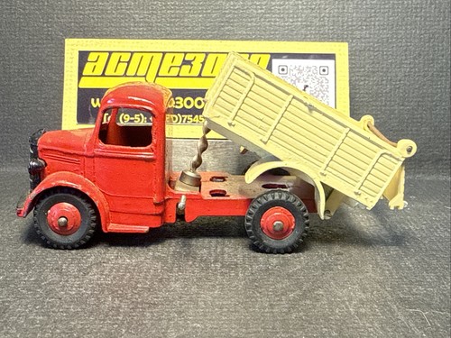 1962-63 Dinky Toys 25m 410 BEDFORD TIPPER TRUCK LORRY - Red/Cream - No Box - A - Picture 3 of 12