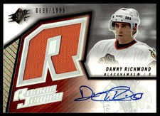 2005-06 SPx ROOKIE AUTO JERSEY  Danny Richmond Rookie Auto 0686/1999 Chicago