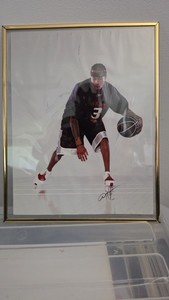Allen Iverson Signed 76ers Photo NBA Framed Print Poster (Please Read!)