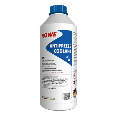 Kühlerfrostschutz Konzentrat für G11 1,5L ROWE HIGHTEC ANTIFREEZE COOLANT AN
