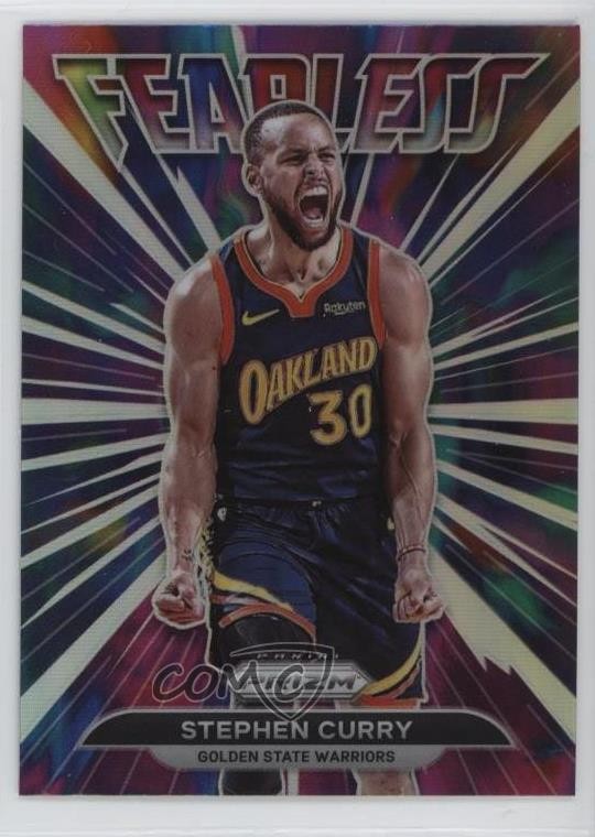 2021-22 Panini Prizm Fearless Silver Prizm Stephen Curry #7