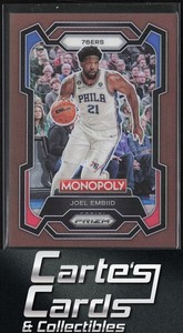 Joel Embiid 2023-24 Panini Prizm Monopoly #69 Brown Philadelphia 76ers 67/249