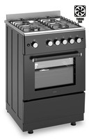 Ferre F6TS40GF-IBL-MW 60cm Freestanding Gas Cooker With Mini Wok Burner