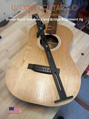 #ad #ad Guitar Neck Centering amp; Bridge Alignment Jig Self Centering Adjustable $40.00