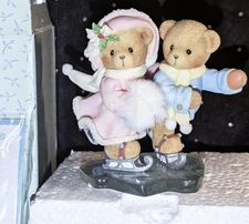 Cherished Teddies, Monika & Joerg, Gliding Through the Holidays, 4010087, 2008