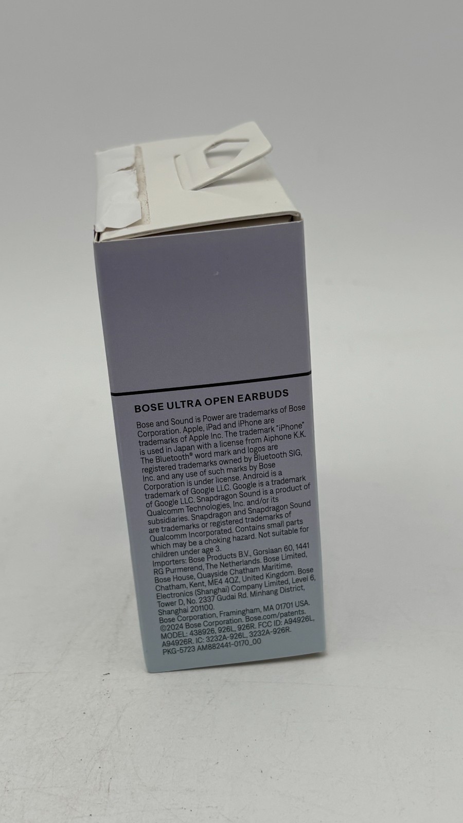 Bose - Ultra Open-Ear True Wireless Open Earbuds - Chilled Lilac - New OPEN BOX