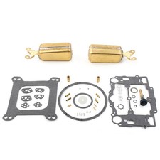 Carburetor Rebuild Kit For Weber Marine W-4 Bbl Mercruiser 809064 With Floats Us