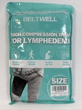 Beltwell XXL Tall Thigh Compression Wrap Adjustable Leg Support Black NEW
