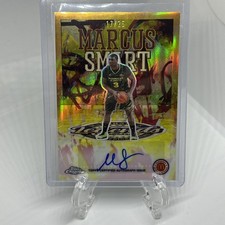 Marcus Smart 2025 Topps Chrome McDonald's Tie-Dye Refractor Legends Auto /25