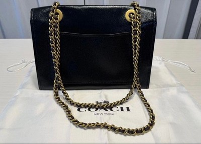 バッグ Coach Parker Sac Signature Chain Bag Coach (COACH) Parker Leather Chain Shoulder Bag 26a | eBay