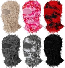 Winter Knitted Warm Windproof Face Mask Distressed Balaclava Ski Mask Beanie Cap