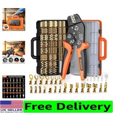 Ergonomic Crimping Tool with 28 Connector Types - 420 PCS for Versatile Projects