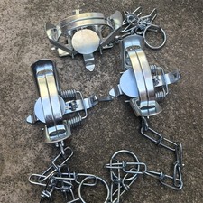 3Pcs Coil Spring Survival Trap Raccoon Mink Muskrat Trapping Nuisance Fox
