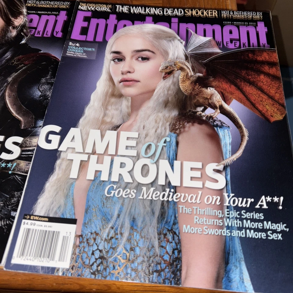 ENTERTAINMENT WEEKLY Magazine March 2012 1199 Game of Thrones Collector’s Covers - Image 3 of 4