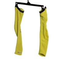 Pearl Izumi Elite Thermal Arm Warmers Mens Large Yellow Cycling Reflective