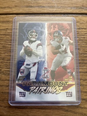 2025 Topps Signature Class PP-2 Paramount Pairings Jaxson Dart Cam Skattebo (RC)