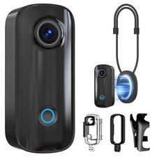 SJCAM C100 4K Action Camera Thumb Size Hands-Free Magnetic Vlogging Body Camera