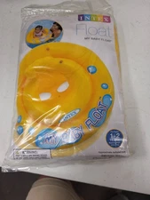 Intex My Baby Float 1-2 Years Inflatable Pool Swim Ring Tube 26.5in Yellow