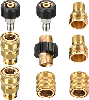 #ad Pressure Washer Adapter Set M22 to 3 8 Inch Quick Connect 3 4 Inch to Quick Di $33.81