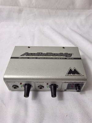 M-Audio Audio Buddy Dual Mic & Instrument Preamp USED w/ No power supply