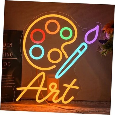Palette Neon Sign for Wall Decoring Neon Light Colorful Draw Decor Led Paint