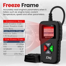 OBD2 Scanner 12V Car Code Reader - Battery/O2...