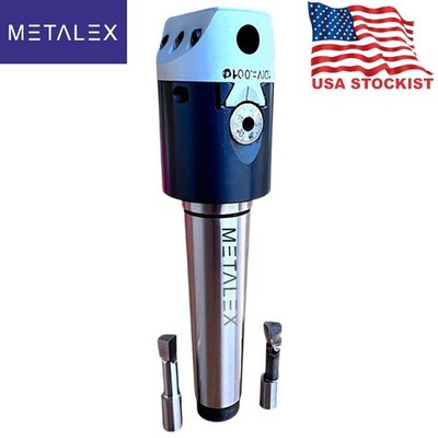1-1/2'' Boring Head Set Milling With MT3 Shank Arbor & HSS & Carbide Tool Bit