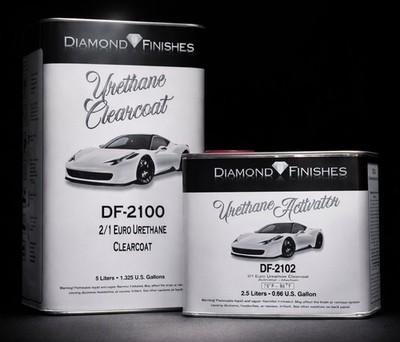 Euro Clear Coat Kit 7.5 Liter Diamond Finishes High Gloss Urethane 2-1 Mix