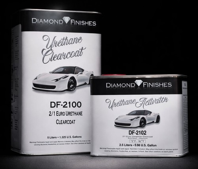 #ad Euro Clear Coat Kit 7.5 Liter Diamond Finishes High Gloss Urethane 2 1 Mix $179.94