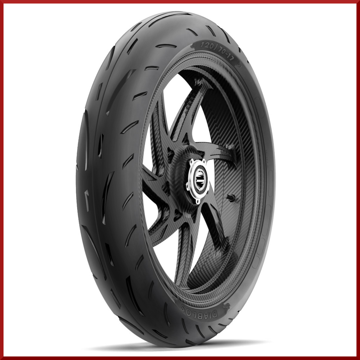 Roadmax Diablo Front 120/70-17 (75H) Motorcycle Tire for Honda Suzuki Harley etc