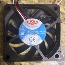 1PCS New TOP MOTOR DF126010BH DC12V 0.28A 3-Wire Cooling fan