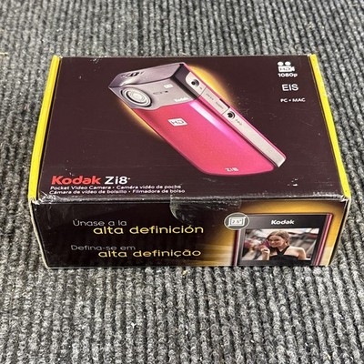 Kodak Zi8 Pocket HD Video Camera 1080P -new Sealed Box