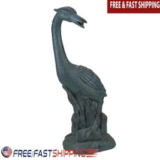Heron Pond Spitter Decor Water Fountain Aerator Fish Plant Resin