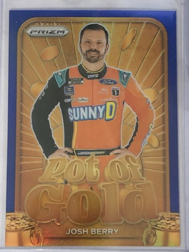 JOSH BERRY /49 Blue Pot of Gold #15 NASCAR 2024 Panini Prizm Racing - Picture 1 of 2