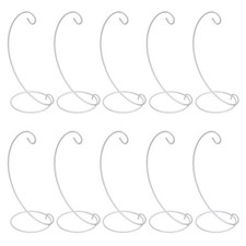 10 Packs of Ornament Display Stand Holder Iron Hanging Rack for Hanging Globe...