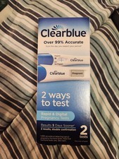 24 boxes Clearblue Pregnancy 2 Test Combo Pack Rapid Digital 11/30/25 Sealed