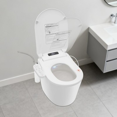 LED Nachtlicht Elektrisch Beheizter Bidet-Toilettensitz Mit Warmlufttrocknung