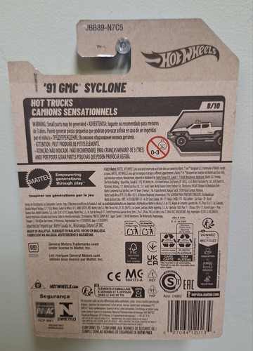 New Hot Wheels 2025 P Case Hot Trucks 91 GMC Cyclone Pick Up -RED - Picture 5 of 5