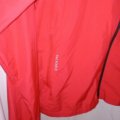 Nike Sportswear Windrunner Jacket Boys XL Red Black Loose Fit Packable - Picture 2 of 11