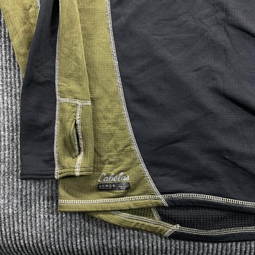 Cabela's Hemd Herren Large Tall schwarz ECWCS Baselayer Polartec Medium Weight - Bild 3 von 15