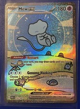 Pokémon TCG Mew EX 232/091 Paldean Fates Special Rara Bubble Mew Near Mint Card