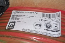 Prysmian FP PLUS Enhanced 2 Core 1.5mm + 1.5mm Earth Fire Cable 200m ‑ Red