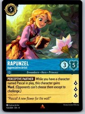 Rapunzel - Appreciative Artist 153/204 Rare Ursula's Return Lorcana Near Mint