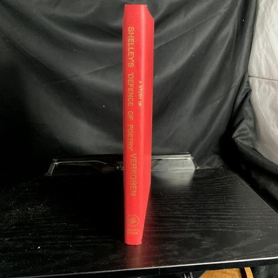 A Study of Shelley's 'Defence of Poetry' Lucas Verkoren 1970 Literary Criticism