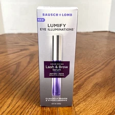 Bausch + Lomb ~ Lumify Eye Illuminations Lash and Brow Serum ~ 0.12 fl oz Sealed