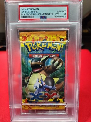 Pokemon XY Flashfire ERROR PACK PSA 8 Missing Foil Layer (1 of 2 Known to Exist)