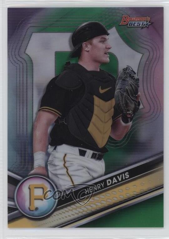 2022 Bowman's Best Top Prospects Green Refractor 57/99 Henry Davis #TP-21 5n0